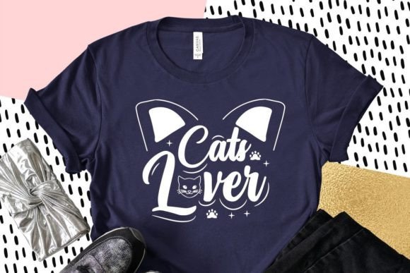 Cat Lover, Cat Typography Quotes