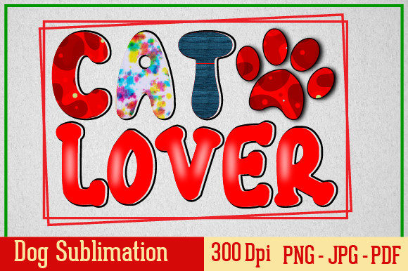 Cat Sublimation Design T-shirt
