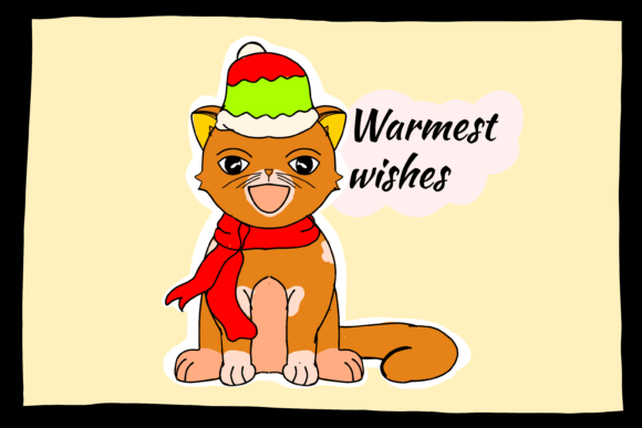 Cat Warmest Wishes