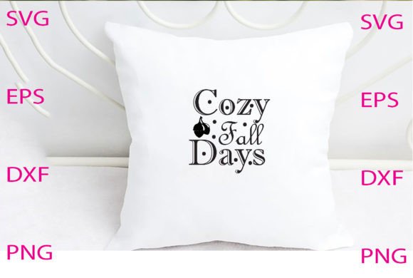 Cozy Fall Days Svg Design