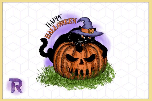 Everyday is Halloween Cat Witch PNG