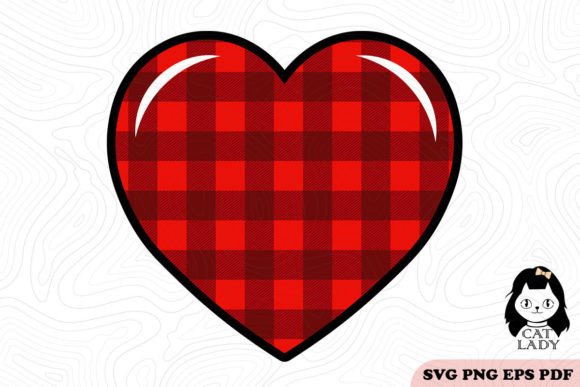 Free Heart Plaid Pattern SVG PNG