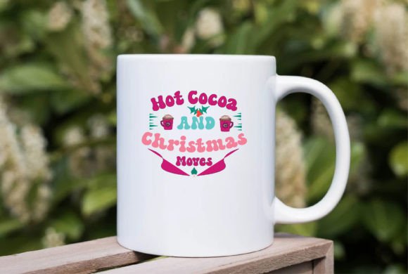 Hot Cocoa and Christmas Svg Design