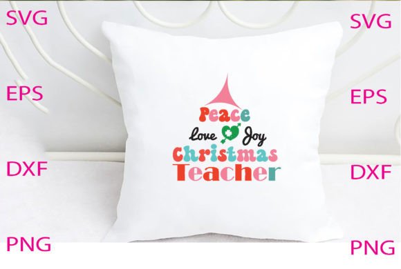 Peace Love Joy Christmas Svg Design