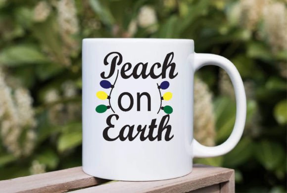 Peach on Earth Svg Design