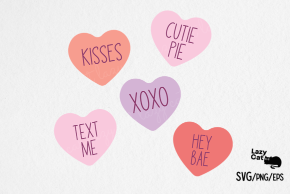 Valentine’s Day SVG Heart Candy Sayings
